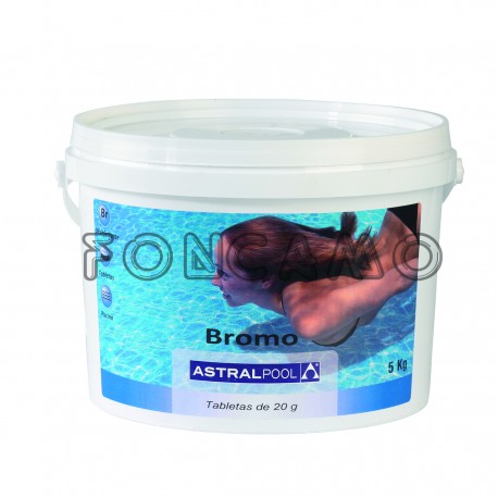 BROMO EN TABLETAS 20 G EN ENVASE 5 KG