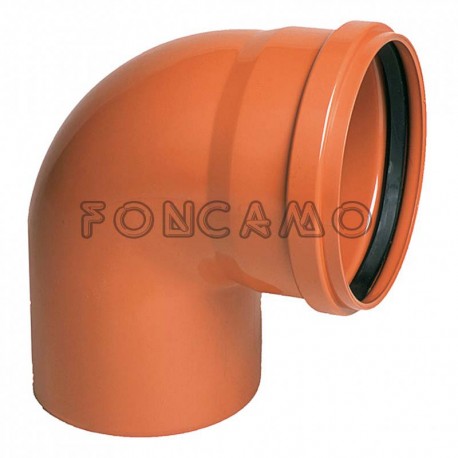 CODO PVC TEJA M-H 250 87Âº