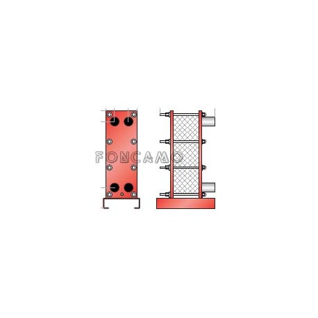 INTERCAMBIADOR DE PLACAS DESMONTABLE_G-30 P. NUMERO DE PLACAS 40