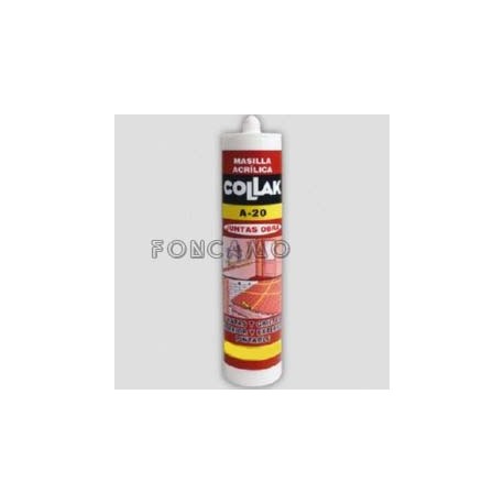 MASILLA ACRILICA A-20 TEJA 280 ML.