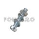 TORNILLO DE FIJACION. RM 5MM._CISTERNA ALTA. UNIVERSAL._HIERRO GALVANIZADO