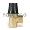 VALVULA DE SEGURIDAD MSV. 1/2'' H-H._-10+110ºC. PRESION MAX 3BAR. LATON