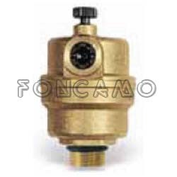 PURGADOR DE AIRE AUTOMATICO VERTICAL_MKV - MICROVENT. 3/8''._10BAR. 110ÂºC T.MAX. LATON