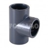 TE PVC PRESION 90º 160mm