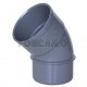 CODO PVC S M-H 45º 400mm