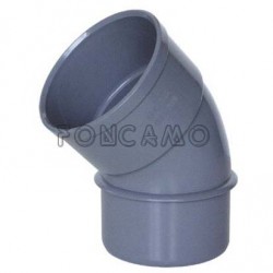 CODO PVC S M-H 45º 400mm