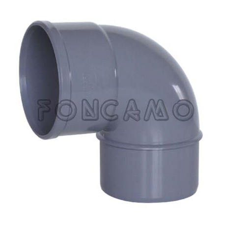 CODO PVC S M-H 87º 400mm