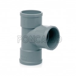 TE SIMPLE PVC S 87º 40mm H-H