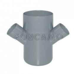 MANGUITO PVC S C/DERIV DOBL.45º110x50x50