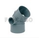 CODO PVC S M-H 2 TOMAS 45Âº 110-50-50