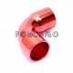 2 CU CURVA 90º 10 mm