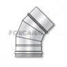 CODO CONCENTRICO M-H._DIAMETRO: 80/1250MM. 45º. INOXIDABLE