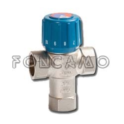 VALVULA MEZCLADORA TERMOSTATICA_63C-AQUAMIX. 1''H-H. 25-50ºC._PRESION DIFERENCIAL 2BAR