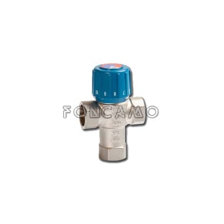 VALVULA MEZCLADORA TERMOSTATICA_63C-AQUAMIX. 1''H-H. 25-50ºC._PRESION DIFERENCIAL 2BAR