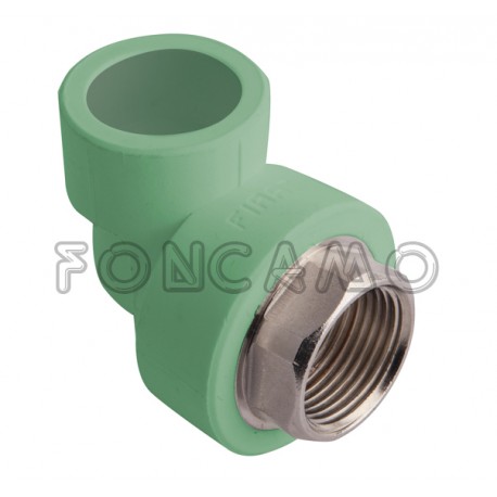 PPR-90 CODO 90ºROSCA HEMB HEXAG 40-11/4